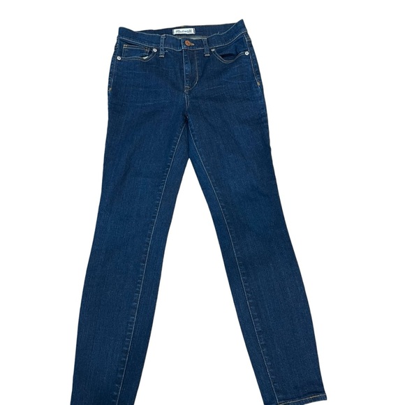 Madewell Stretch Dark Wash High Riser Skinny Jeans Women’s Size 27 - Picture 1 of 11